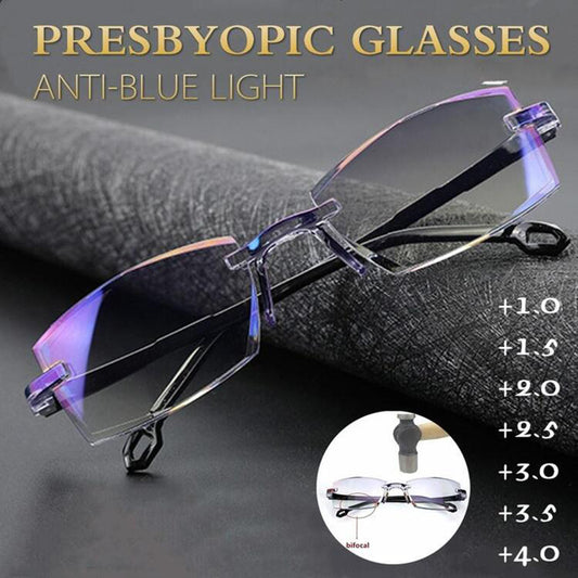 New Sapphire Anti-Blue Multi-focal Reading Glasses